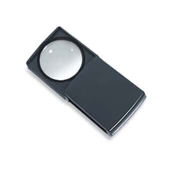 hand-held magnifier.